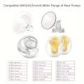 1P Flange Insert Compatible with Momcozy/Medela/Spectra/YOUHA/TSRETE 24mm Shields/Flange, Reduce 24mm Tunnel Down to Other Size.