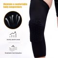Honeycomb Knee Pads Basketball Sport Kneepad Volleyball Knee Protector Brace Support Football Compression Leg Knee Sleeves. 