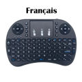 i8 Mini Wireless Keyboard 2.4G Handheld Touch Classic Black French Spanish Russian Air Mouse Game Keyboard for Android TV Box PC. 