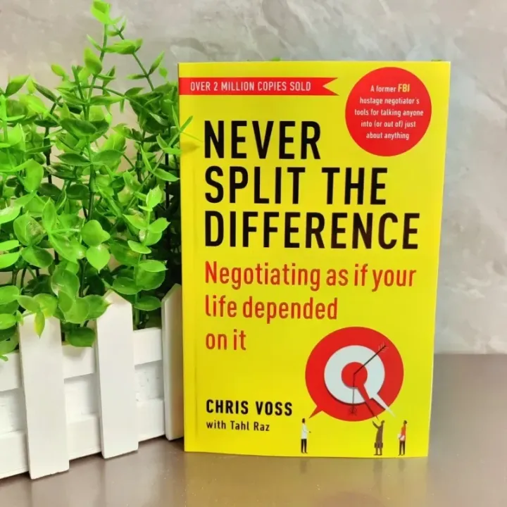 Never Split The Difference By Chris Voss Books in English for Adults ...