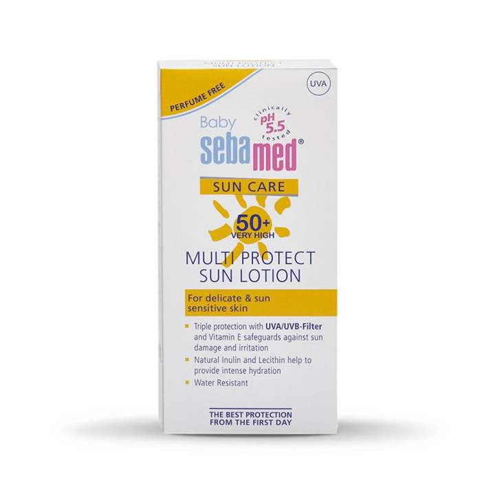 Sebamed%20Baby%20Sun%20Care%20SPF50+%20Multi%20Protect%20Sun%20Lotion,%20200ml%20-%20Image%202