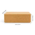 3PCS Yoga Block Cork Sport Home Gym Exercise Wood Yoga Brick Soft High Density Block for Indoor Sport Workout Fitness  Exercise. 