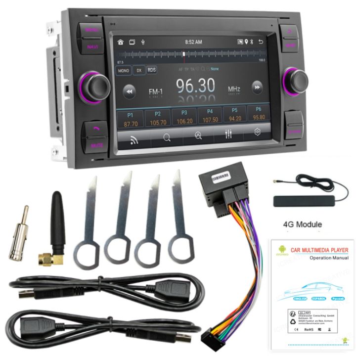 4G%20Network%20Car%20Radio%20Android%202Din%20for%20Ford%20Focus%202007%20Mondeo%20S-max%20C-max%20Kuga%20%20Fiesta%20Fusion%20Autoradio%20Multimedia%20Carplay%20-%20Image%207