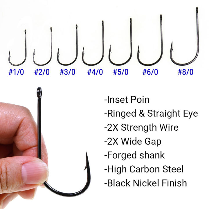 ICERIO%202X%20Strong%20Wide%20Gap%20Fishing%20Fly%20Tying%20Streamer%20Hooks%20for%20Pike/Bass/Musky/Saltwater%20%20(Sabiki,%20Carnivore%20Big%20Game%20Streamer)%20-%20Image%202