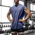 Sleeveless T-shirt Men Quick-drying Fitness Bodybuilding Shirt Male Fashion Basketball Vest Mesh Breathable Summer Gym Tank Men.