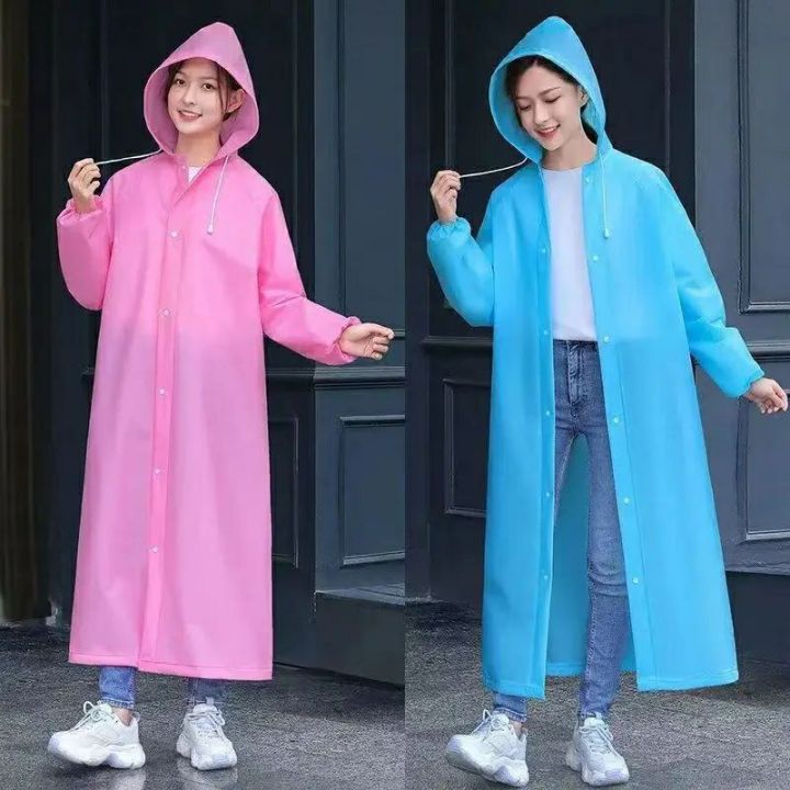 Reusable Plastic Raincoat for Adults – Eco-Friendly, Durable, Waterproof Protection