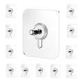 10pcs Strong Self Adhesive Punch Free Wall Hooks.