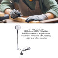 Gooseneck Work Light Sturdy Structure IP65 Water Proof Magnetic Base 15W LED Machine Light for Car Repair Industrial Lighting. 