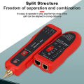 Kebidumei Ethernet LAN Network Cable Tester RJ45 RJ11 LAN Line Tester Finder Telephone Wire Tracker Receiver Network Tool Repair. 