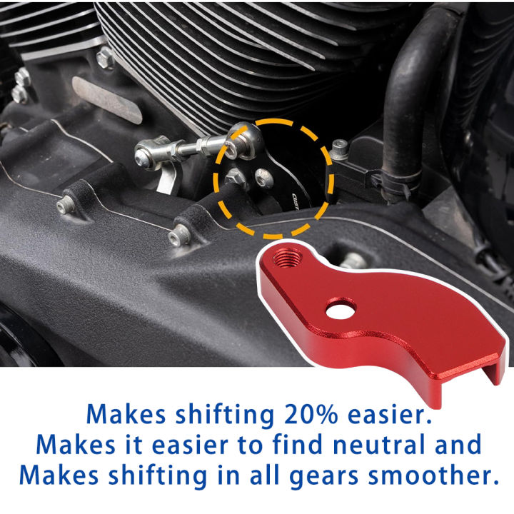 CNC%20Shift%20Neutral%20Gear%20Shift%20Assist%20Gear%20Shift%20Linkage%20Fit%20For%202018-2025%20Harley%20Touring%20For%202018-2025%20Softail%20Black/Red/Silver%20-%20Image%204