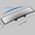 285MM Wide Convex Interior Clip On Rear View Clear Mirror Universal Anti Glare Anti-fog Panoramic Rear View Mirror Curved Mirror. 