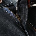 2024 Summer New Denim Shorts Black and Blue Men's Clothing Stretch Straight Slim Fit Casual Short Jeans Men's Brand Clothing. 