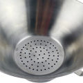 French Fries Oil Strainer 304 Stainless Steel Grease Funnel Food Draining Bowl with Oil Catcher for Home Kitchen Commercial. 