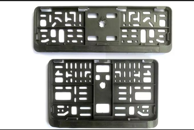 Quality 2 pic bike number plate holder for all motor bikes with plate lock.