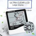 HTC-2 Digital Temperature Humidity Meter Home Indoor Outdoor hygrometer with Clock Replace HTC-2A HTC-1 W1209.