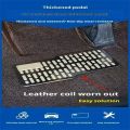 1PC Car Stainless Steel Foot Rest Pedal Board Floor Carpet Mat Anti-Slip Z Shape Heel Pad Truck Suv Car Interior Accessories.