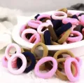 💗Yagi shop💗100 PCs 1.5 PCs baby hair band in a cute drawstring bag gentle fashion hair accessories girls hair. 