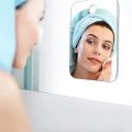 Acrylic Anti Fog Mirror Shower Shaving Fogless Mirror Washroom Unbreakable Portable Travel Shaving Bathroom Accessories Tools. 