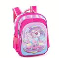 3D Embosed Cartoon Character Pre school Nursery Grade 1 2 3 School Bag Healthy Backpack  3 compartments. 
