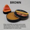 Faux leather shoe polishing kit - Leather care agent shoe care cream colorless shoe wax car leather care and interior cleaner. 
