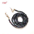 Fashion Reading Glasses Chain for Women Sunglasses Cords Casual 4mm Color Plating Beaded Eyeglass Strap Rope Masks Necklace . 