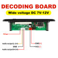 12V Bluetooth 5.0 MP3 Player Wireless Decoder Board Folder Switching USB TF FM Radio Call Module Car Kit For Speaker. 