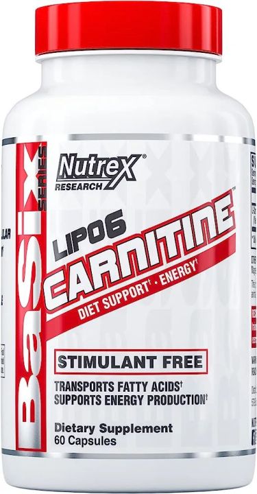 Nutrex Research Lipo 6 Carnitine, 60 Count, White | Daraz.com.bd