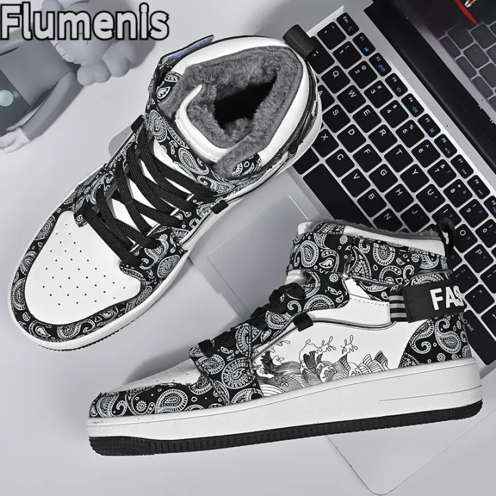 Men's%20High%20Top%20Winter%20Sports%20Shoes,%20Fashionable%20Men's%20Designer%20Sports%20Shoes,%20Anti%20Slip%20Cotton%20Wool%20Warm%20Shoes%20-%20Image%207