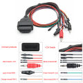 OBD2 Diagnostic Adapter MPPS V21 OBD Breakout Tricore Cable ECU Pinout Cable 12V Switch. 