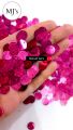 15g 250Pcs 15mm Big Round Flat Sequins/Sitaaray For Sewing Embroidery Needlework Crafting Jewelry Making Etc. 