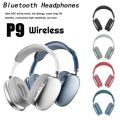 P9 Wireless Headset On-Ear Stereo Earphones Noise Cancelling Ear Buds With Mic For Cell Phone Computer Laptop Sports. 