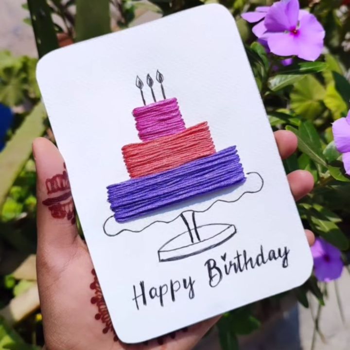 Birthday Thread Card for Your loved ones