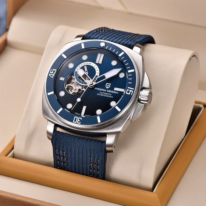 PAGANI DESIGN Brand Sports Men Mechanical Watch Fashion Sapphire 200M ...