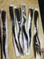 6 pieces Dark brown single clip hair extension for girls. 