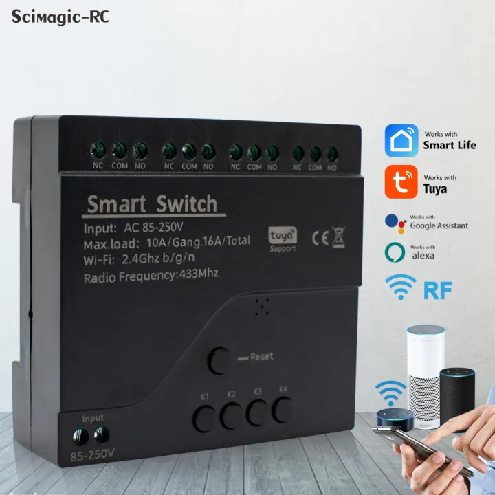 2pcs%20Tuya%20Wifi%20Smart%20Switch%20Home%20Automation%20Controller%207-32V%2085-250V%20220V%204%20Channels%2010A%20%20Wifi%20Relay%20Controller%20APP%20-%20Image%202