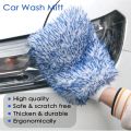 Plush Car Wash Mitt Microfiber Thick Car Cleaning Mitts Auto Car Wash Accessories Car Cleaning Tools dusting gloves. 