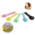 5Pcs Hamster Scooper Plastic Litter Scoop Sifter Hamster Sand Shovel Pet Cleaning Tool Small Pet Urine Sand Shovel Random Color. 