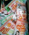 Original Gofy Jim Sim Gluco Sticks Chew Candy Free Tatto Inside ( Pack Of 36 Pcs). 