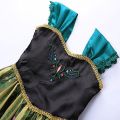2026 Exquisite Anna Coronation Gown Toddler Snow Queen Halloween Princess Dress Girl Make up Party Birthday Fancy Elsa Costume. 