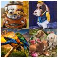 100 Pieces Jigsaw Puzzle Assembling Picture Dog Animals Decompression Puzzles Toy for Adult Children Kids Educational . 