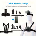 7-in-1 Action Camera Accessories Set Head Strap Chest Strap Mount Phone Holder For GoPro insta360 SJCAM Osmo Akaso Smartphones.