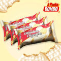 White Chocolate Digestive Biscuits – Pack of 3 (125g Each) | Multigrain Biscuits with Smooth White Chocolate Coating by Haque. 