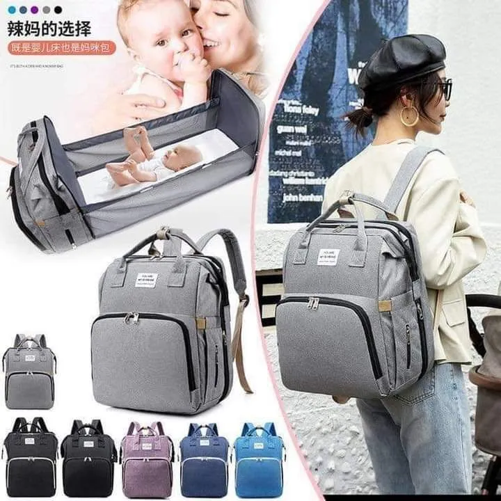 Mami Backpack 2 in 1 Portable mommy bagback | Shop.com.mm