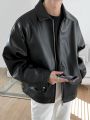 Vintage Loose Fit Raxzen Korean Jacket For Men's.. 