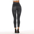 Women's Denim Print Seamless Full Leggings High Waist Tummy Control Leggings Slim Pencil Trousers. 