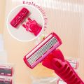 Razor for women 6-Layer blade leg hair underarm shaving knife 6-layer blades razor cross-border spot manual razor Leg shaver. 