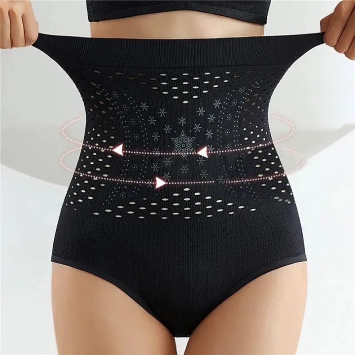 Unique%20Fiber%20Restoration%20Shaper%20Brief%20Women%20Tummy%20Control%20Shapewear%20Hollow%20Out%20Fat%20Burning%20Slimming%20High%20Waist%20Underwear%20Panties%20-%20Image%205