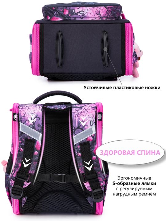Orthopedic%20School%20Backpack%20For%20Girls%20Cartoon%20Cat%20Primary%20School%20Grade%201%20Students%20Bags%20Kids%20Satchels%20Female%20Bookbag%207-9%20Years%20-%20Image%203