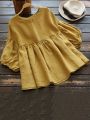 girl's top shirt, korean style frock, womens tops, girls casual waer dress, girls cotton top, women frock style kurti, summer sale cotton stitched dress, fashionable modest kurti frock, women stitched dress shirt. 