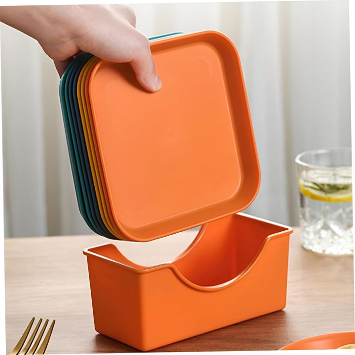 11-Piece%20Dining%20Collection%20with%2010%20Plates%20and%20a%20Unique%20Stand,%20Choose%20Between%20Round%20or%20Square,%20High-Quality%20Plastic%20(2)%20-%20Image%204